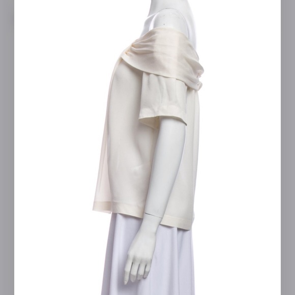 Rachel Zoe Silk Off the shoulder top - Picture 2 of 3